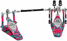 Tama HP900RWCMS Iron Cobra двойная педаль в кейсе, цвет коралловый вихрь
