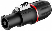 Roxtone RS4FP-Red разъем кабельный Speakon, цвет черно-красный