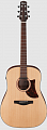 Ibanez AAD100E электроакустическая гитара, цвет натуральный