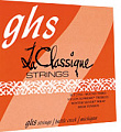 GHS Strings STRINGS 2380 LA CLASSIQUE набор струн для классической гитары, нейлон / серебро, 29-46