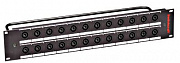 Switchcraft HPCPK112F1 рэковая панель с 12 панельными разъемами Speakon