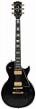 Gibson Custom Les Paul Custom Ebony Gold электрогитара с кейсом