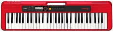 Casio CT-S200 Red  синтезатор с автоаккомпанементом, 61 клавиш, цвет красный