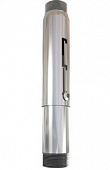 Wize Pro EA01218-S/ EA15-S штанга EA15-S потолочная 30-45 см с кабельным каналом, до 227 кг, цвет серебро