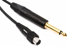 Shure WA305 инструментальный кабель для подключения электрогитар к бодипаку GLXD1