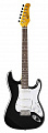 Oscar Schmidt OS 30 BK  мини-электрогитара, форма корпуса Stratocaster, цвет черный