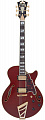 D'Angelico Excel SS Viola  полуакустическая гитара с кейсом, цвет вишневый