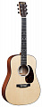 Martin DJR-10E-02 Spruce  Junior Series электроакустическая гитара мини-дредноут, с чехлом, цвет натуральный