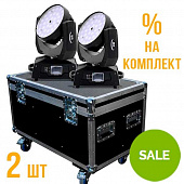 Showlight MH-LED 36х18 Zoom RGBWA+UV  светодиодные вращающиеся головы