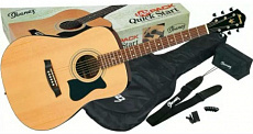 Ibanez V50NJP NT  набор начинающего гитариста (акустическая гитара, чехол, тюнер, медиатор, ремень), цвет натуральный