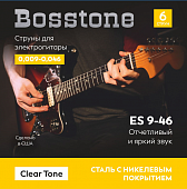 Bosstone 500 комплектов Clear Tone ES 9-46 из 6-ти струн для электрогитары без упаковки