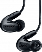 Shure SE846-K-EFS трехполосные ушные телефоны с четырьмя драйверами, цвет черный