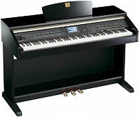 Yamaha CVP-401PE клавинова, 88 клавиш, 96 нот, USB/MIDI, цвет черный полированный