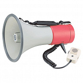 Show ER56S/W мегафон с выносным микрофоном, свистком и сиреной, 25 Вт