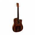 Klever KD-300 гитара акустическая, корпус дредноут, цвет натуральный