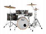 Pearl DMP926S/ C262  ударная установка из 6-ти барабанов, цвет матовый черный берст, со стойками (4 коробки)
