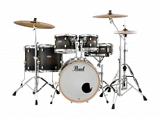 Pearl DMP926S/ C262  ударная установка из 6-ти барабанов, цвет матовый черный берст, со стойками (4 коробки)