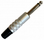 Inline JackM разъем джек моно, 6.3 мм, алюминий, для кабеля D4-6 мм (SP102-CP10)