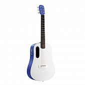 Lava ME Play 36'' Deep Blue/Frost White-With Lite Bag электроакустическая гитара со встроенными эффектами и чехлом Lite Bag