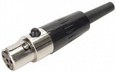 Shure WA330 TA4F Разъем TQG (мини XLR) для петличных микрофонов