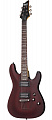 Schecter Omen-6 WSN гитара электрическая, 6 струн, цвет ореховый матовый