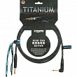 Klotz TI-0300PR  Titanium инструментальный кабель, длина 3 метра, цвет черный