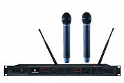 Pasgao PAW866+PAH330 2-х канальная радиосистема с ручными микрофонами, 80 каналов