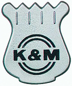 K&M 11570-000-63  silver магнит для нот, цвет серебряный