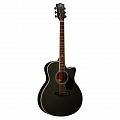 Kepma A1C Black Matt  акустическая гитара, цвет черный