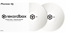 Pioneer RB-VD1-W тайм-код пластинки для rekordbox DVS, белые (пара)