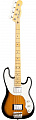 Fender Modern Player Tele Bass MN 2TSB бас гитара, цвет 2-х цветный санбёрст