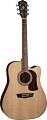 Washburn HD10SCE  электроакустическая гитара Dreadnought, цвет натуральный