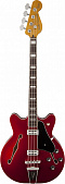 Fender Modern Player Coronado Bass RW Car полуакустическая бас-гитара