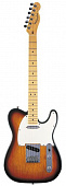 Fender AMERICAN TELE (RW) 3-COLOUR SUNBURST электрогитрара, цвет черный