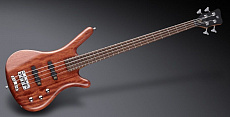 Warwick Corvette Bubinga Natural Satin  бас-гитара Pro Series Teambuilt, цвет натуральный матовый