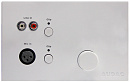 Audac WP523/W remote wall mixer for LX523 White version настенная микшерная панель, цвет белый