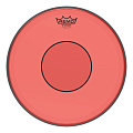 Remo P7-0314-CT-RD  14"Powerstroke 77  пластик 14" для барабана прозрачный, двойной, красный
