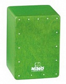Meinl NINO955GR деревянный шейкер в форме мини-кахона, цвет зеленый