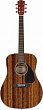 Fender CD-60 All Mahogany Dreadnought Natural акустическая гитара