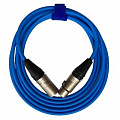 GS-Pro XLR3F-XLR3M (blue) 3 кабель с разъёмами XLR3F-XLR3M, цвет синий, длина 3 метра
