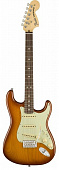 Fender American Performer Stratocaster®, RW, Honey Burst электрогитара, цвет янтарный санбёрст, в комплекте чехол