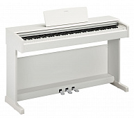 Yamaha YDP-144WH клавинова, 88 клавиш GHS, 10 тембров, 192-голосая полифония, 3 педали, крышка клавиатуры, (белый)