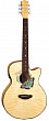 Luna FAU BTFLY электроакустическая фолк-гитара,cut, цвет натуральный, рисунок "бабочка"