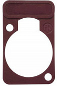 Neutrik DSS-Brown коричневая подложка под панельные разъемы XLR D-типа, для нанесения маркировки