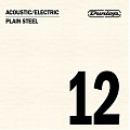 Dunlop Acoustic/ Electric Plain Steel DPS12  струна для акустической и электрогитары, сталь, 0.012