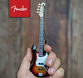 Fender® Christmas Ornament 6' Sunburst Jazz Bass сувенирная гитара Fender Jazz Bass, цвет санберст