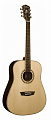 Washburn WD20S  акустическая гитара Dreadnought, цвет натуральный
