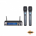 Ross UHF203 вокальная радиосистема UHF с двумя ручными передатчиками