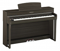 Yamaha CLP-745DW цифровое пианино, 88 клавиш, клавиатура GT/256 полифония/38 тембров/2х100вт/USB, цвет-тёмный орех