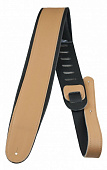 Perri's AP01-160 ремень гитарный, верх цвет корицы, низ чёрный цвет